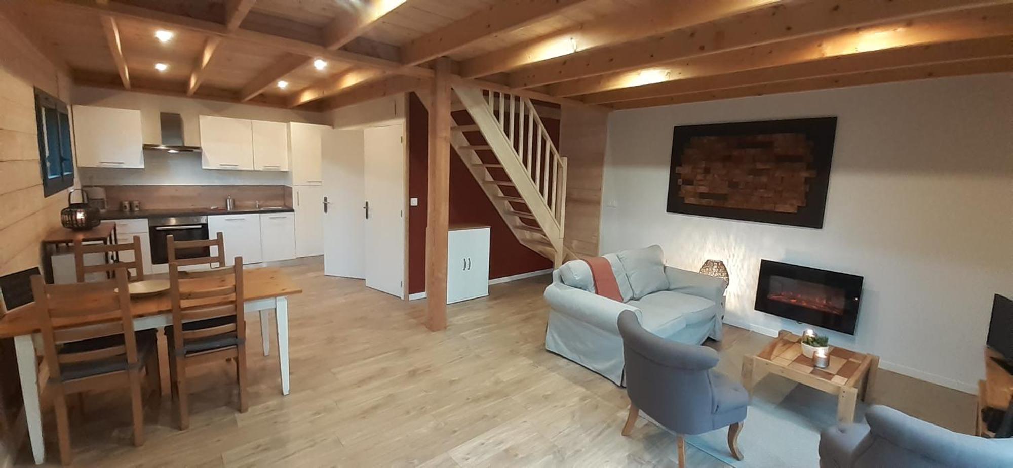 Gouézec Chalets De Pont Cob Avec Spa מראה חיצוני תמונה
